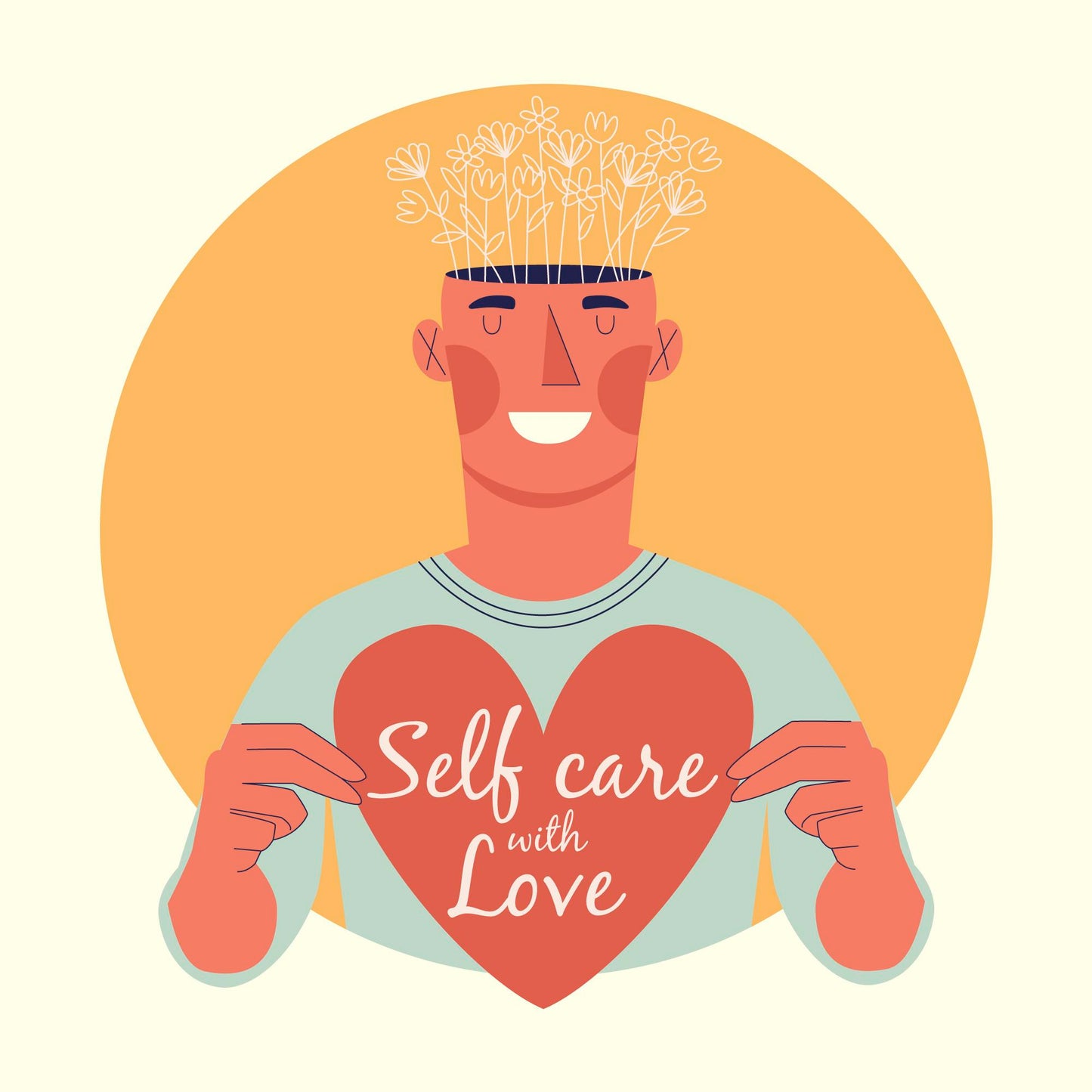 Self Care Is Love - Чаша С Корково Дъно