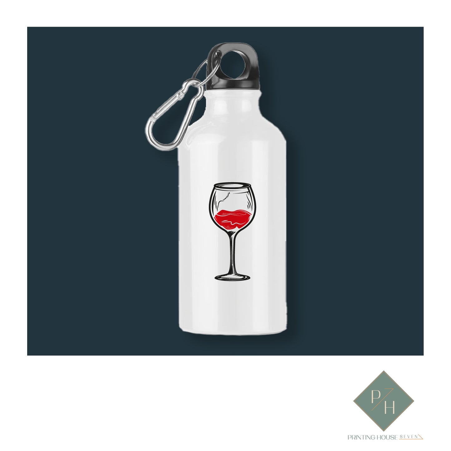 All You Need Is Wine - Bottle With Carabiner