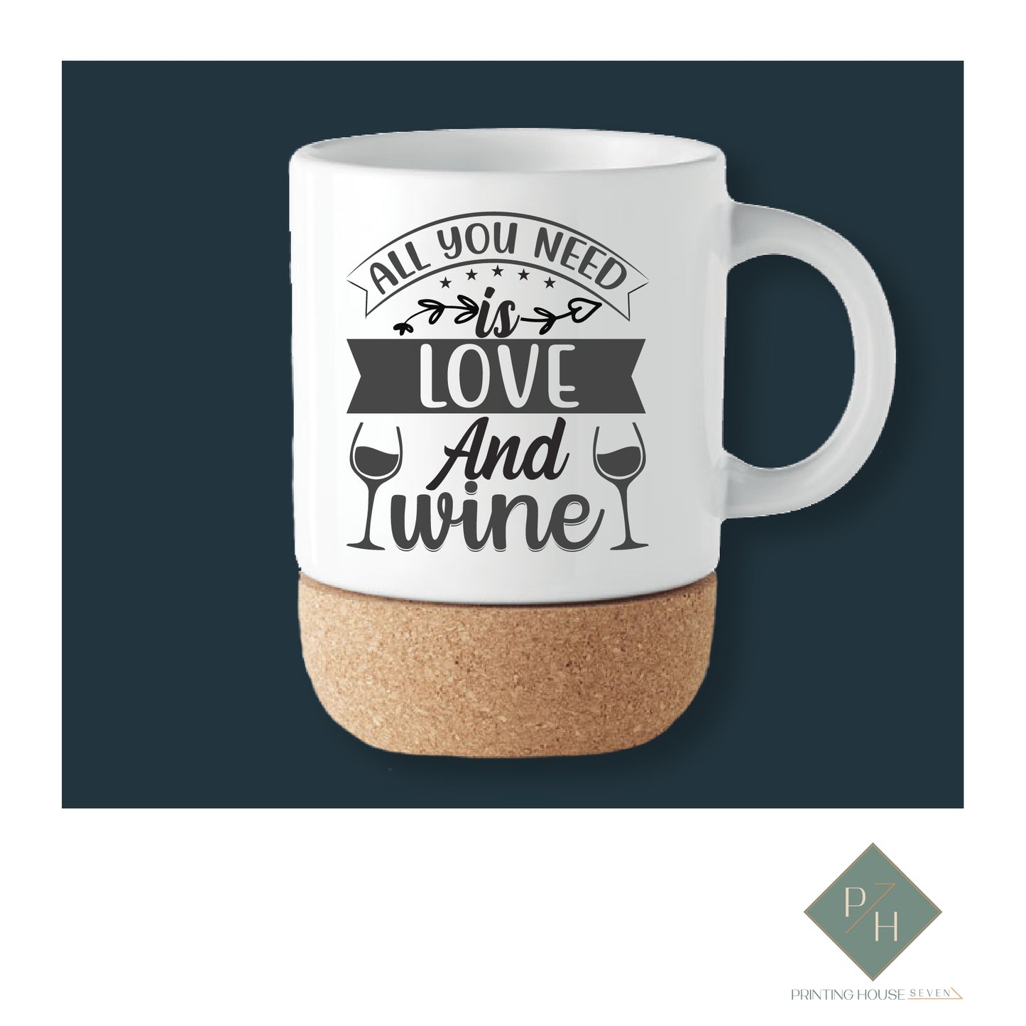 All You Need - Cork Bottom Cup