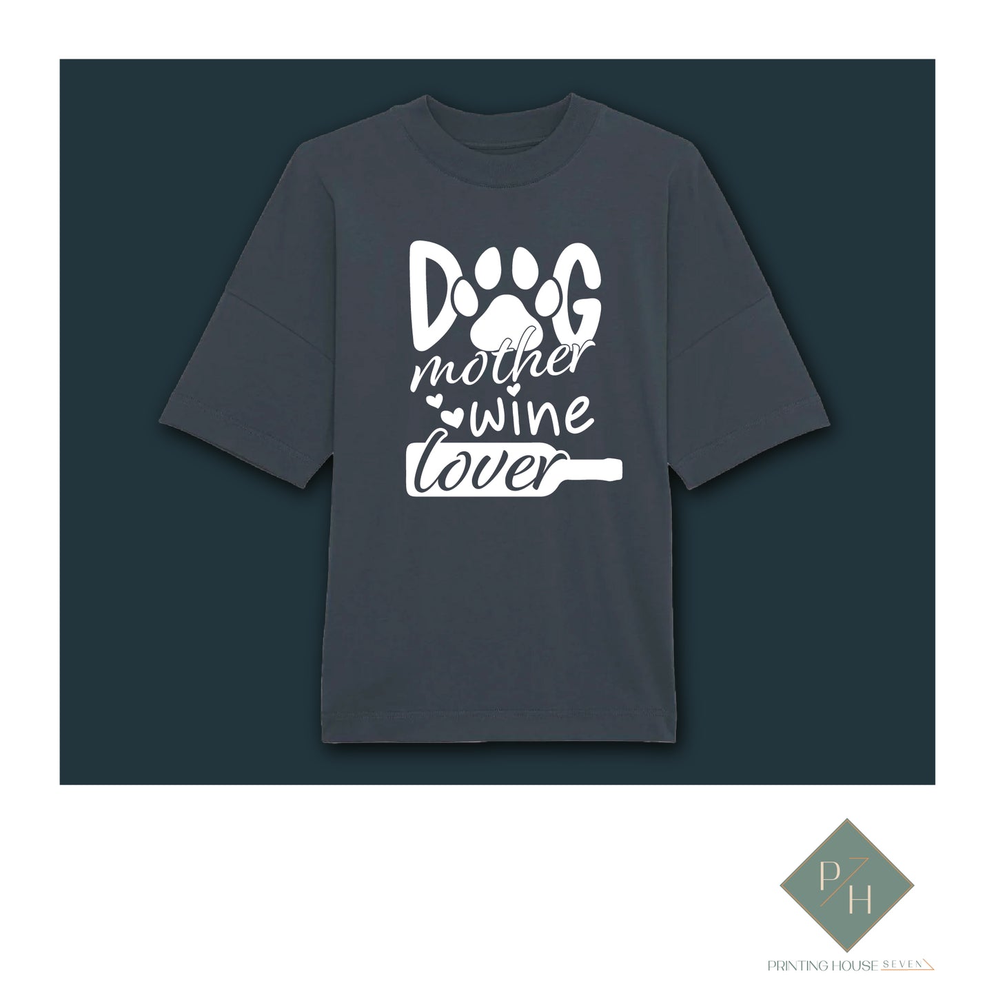 Dog Mother Wine Lover - T-Shirt