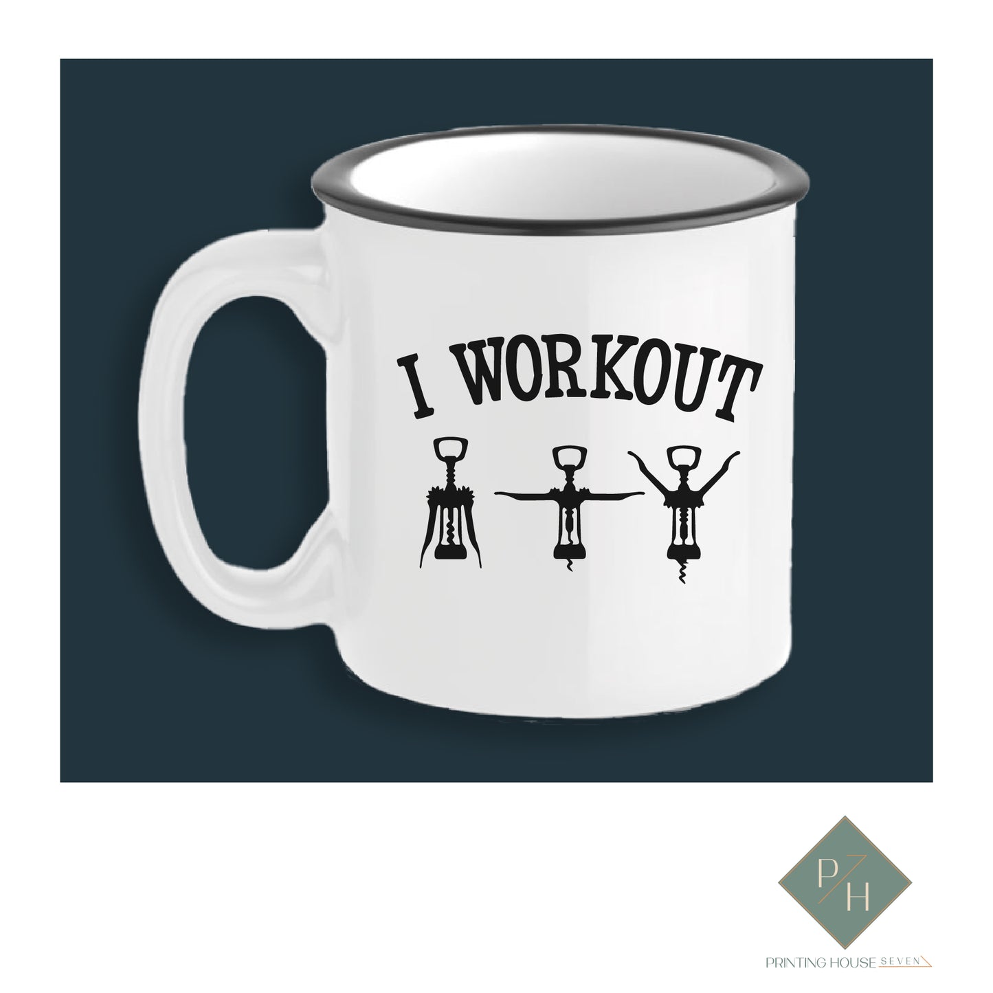 I Workout - Ceramic Mug