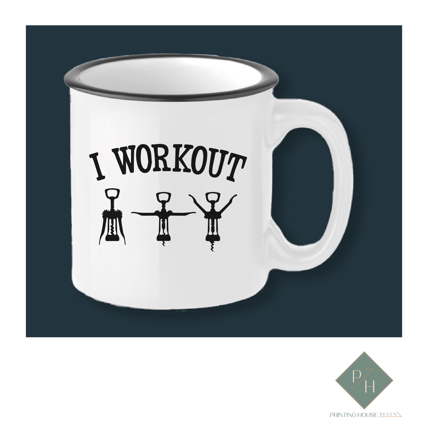 I Workout - Ceramic Mug