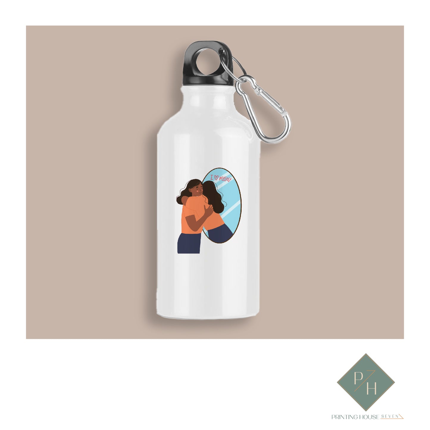 Love Yourself - Bottle With Carabiner