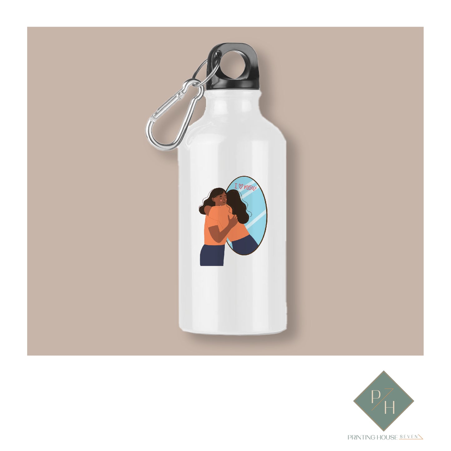 Love Yourself - Bottle With Carabiner