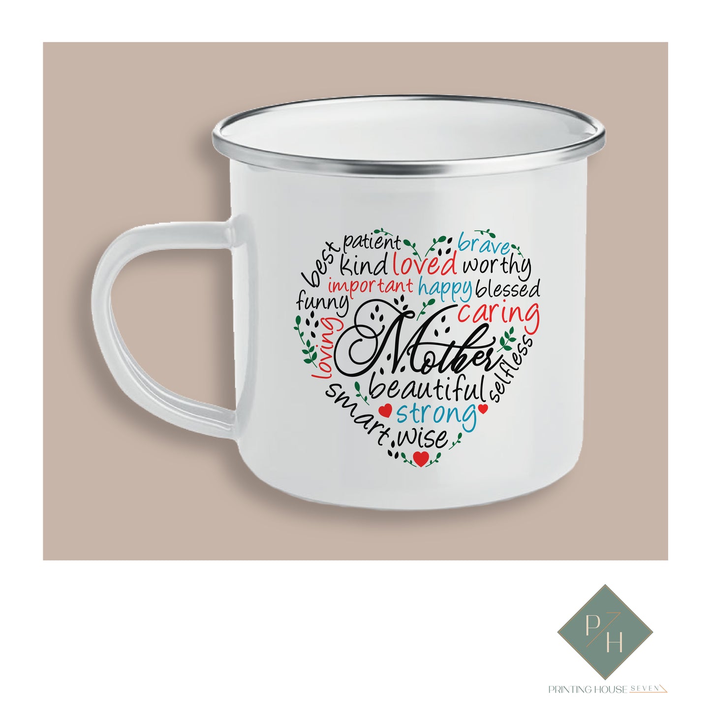 Mother Quotes - Enamel Mug