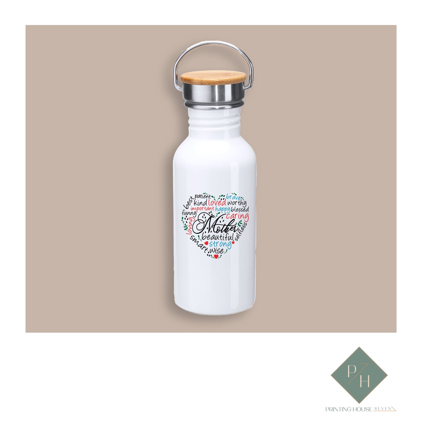 Mother Quotes - Steel Bottle