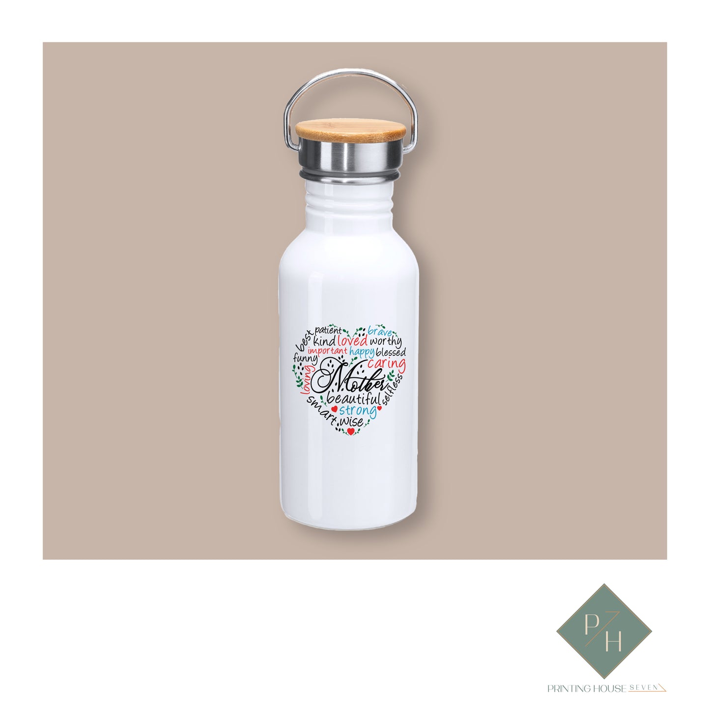 Mother Quotes - Steel Bottle