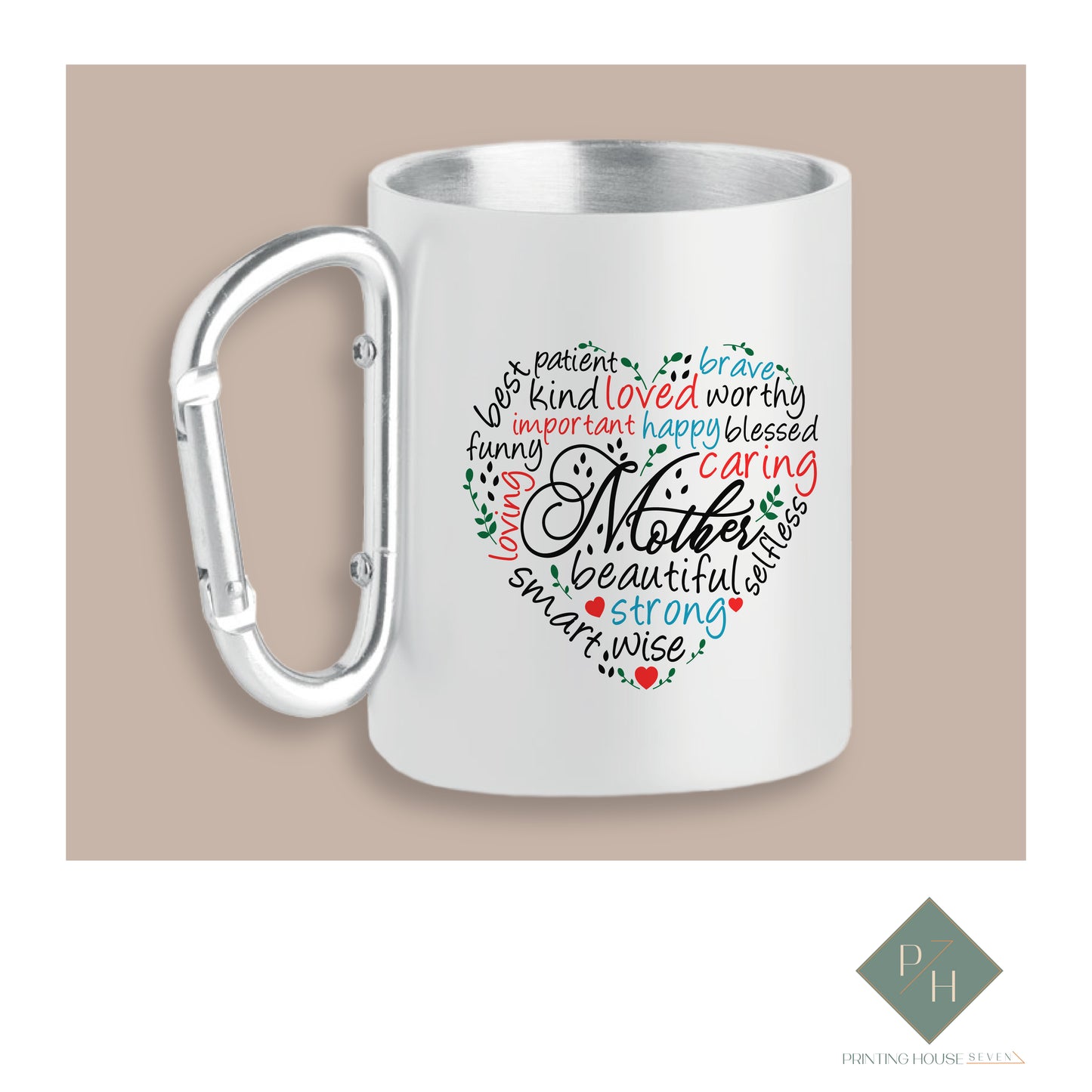 Mother Quotes - Mug With Carabiner