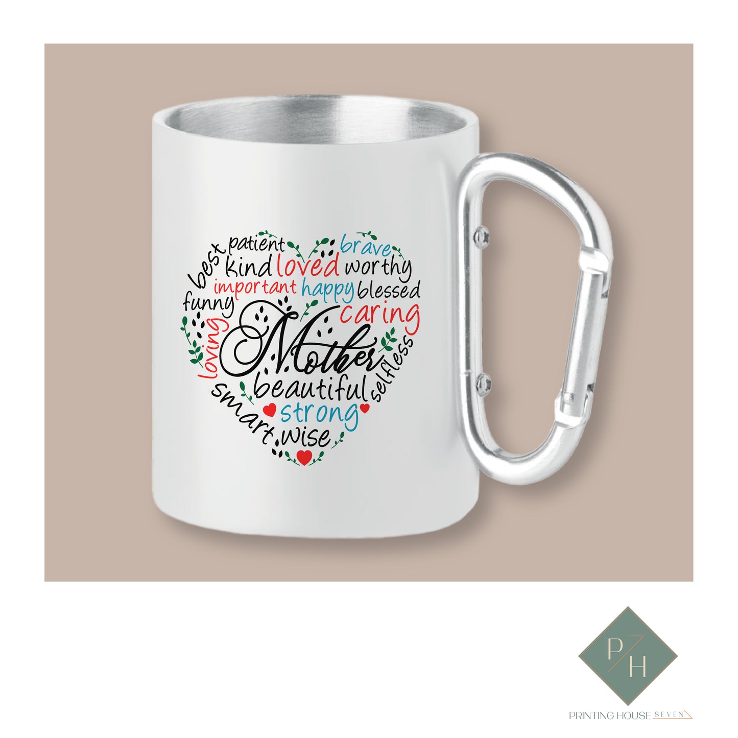 Mother Quotes - Mug With Carabiner