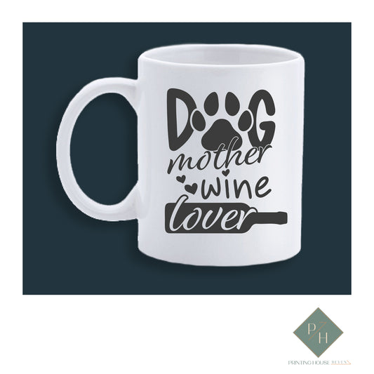 Dog Mother Wine Lover - Glass