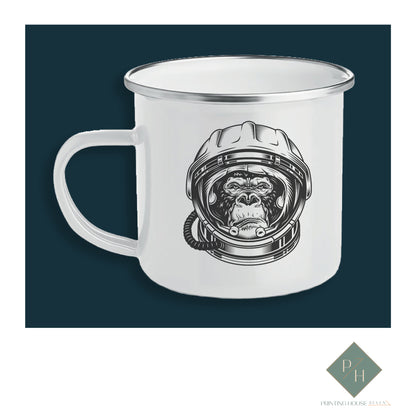 Astrogorilla - Enameled Mug