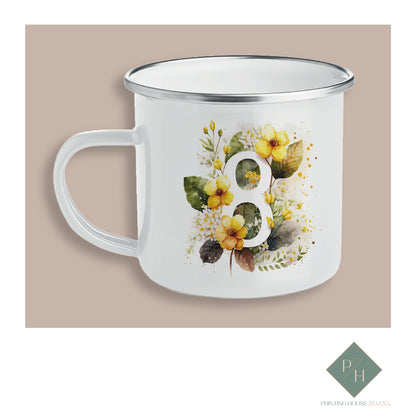 March 8th - Enamel Mug With Personal Wish