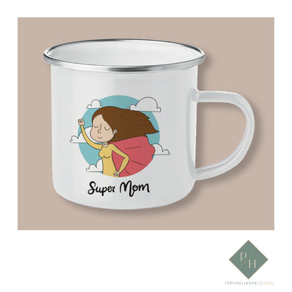 Super Mom - Enamel Mug