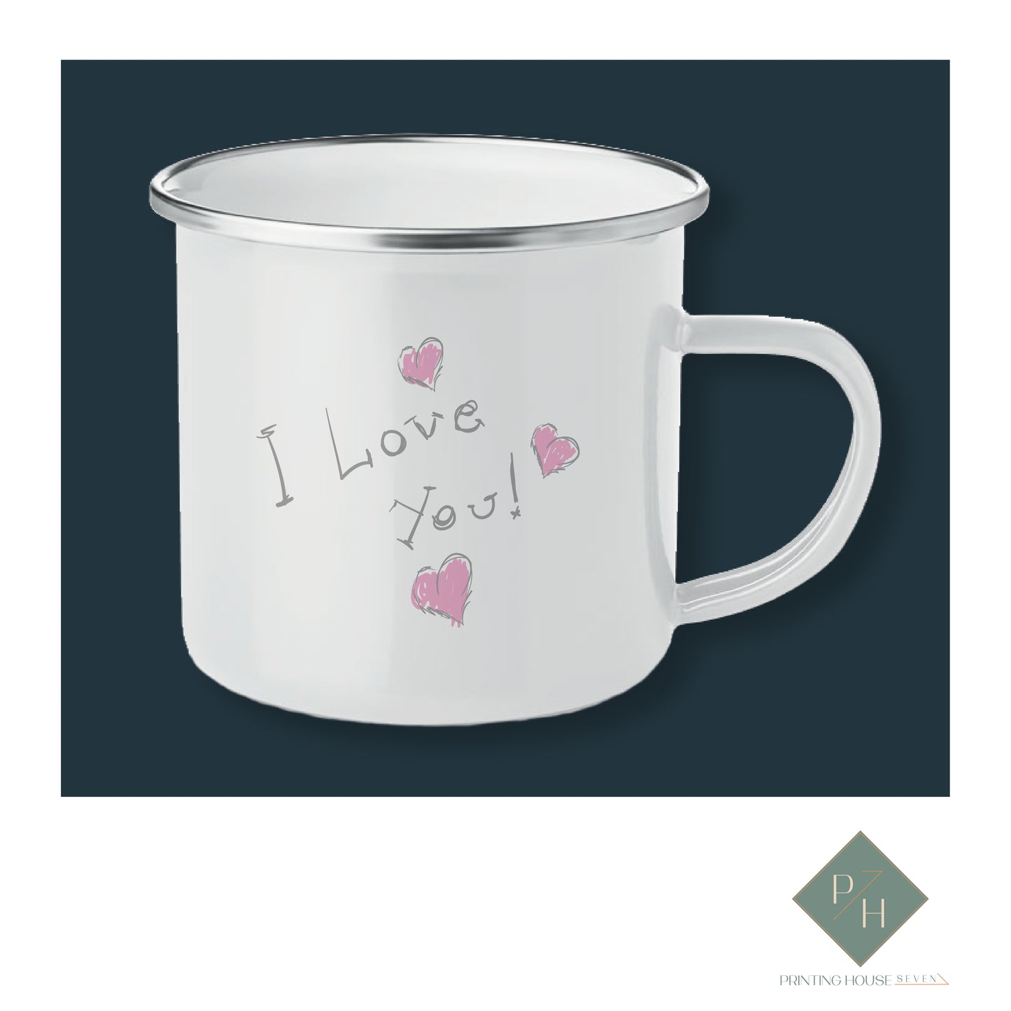 I love you - Enameled Mug