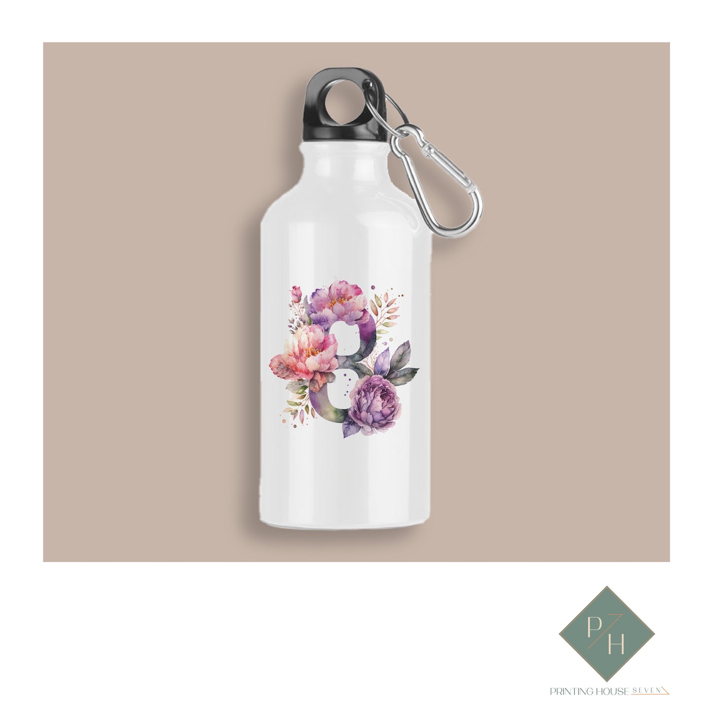 March 8th - Bottle With Carabiner With Personal Wish