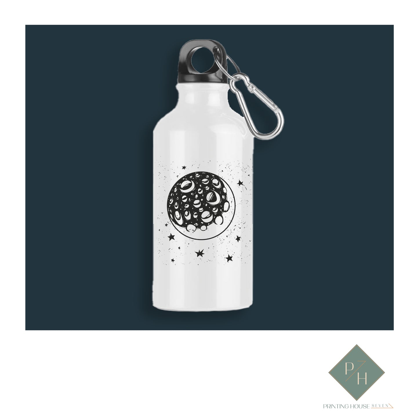 I Love You To The Moon &amp; Back - Bottle With Carabiner