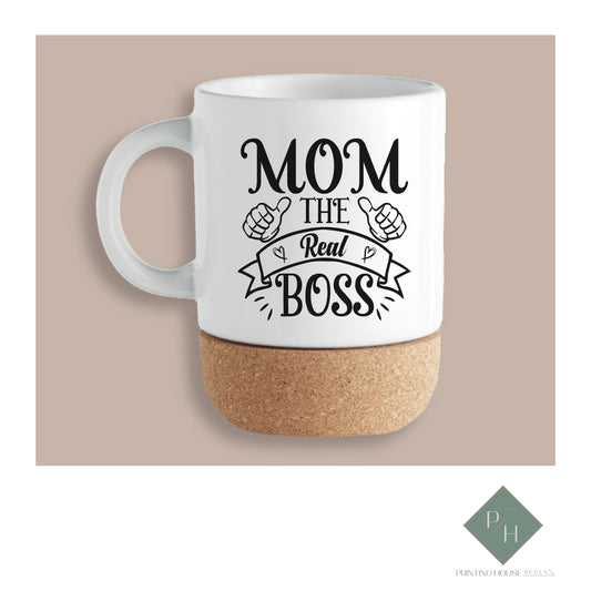 Real Boss - Cork Bottom Mug