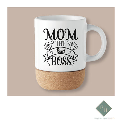 Real Boss - Cork Bottom Mug