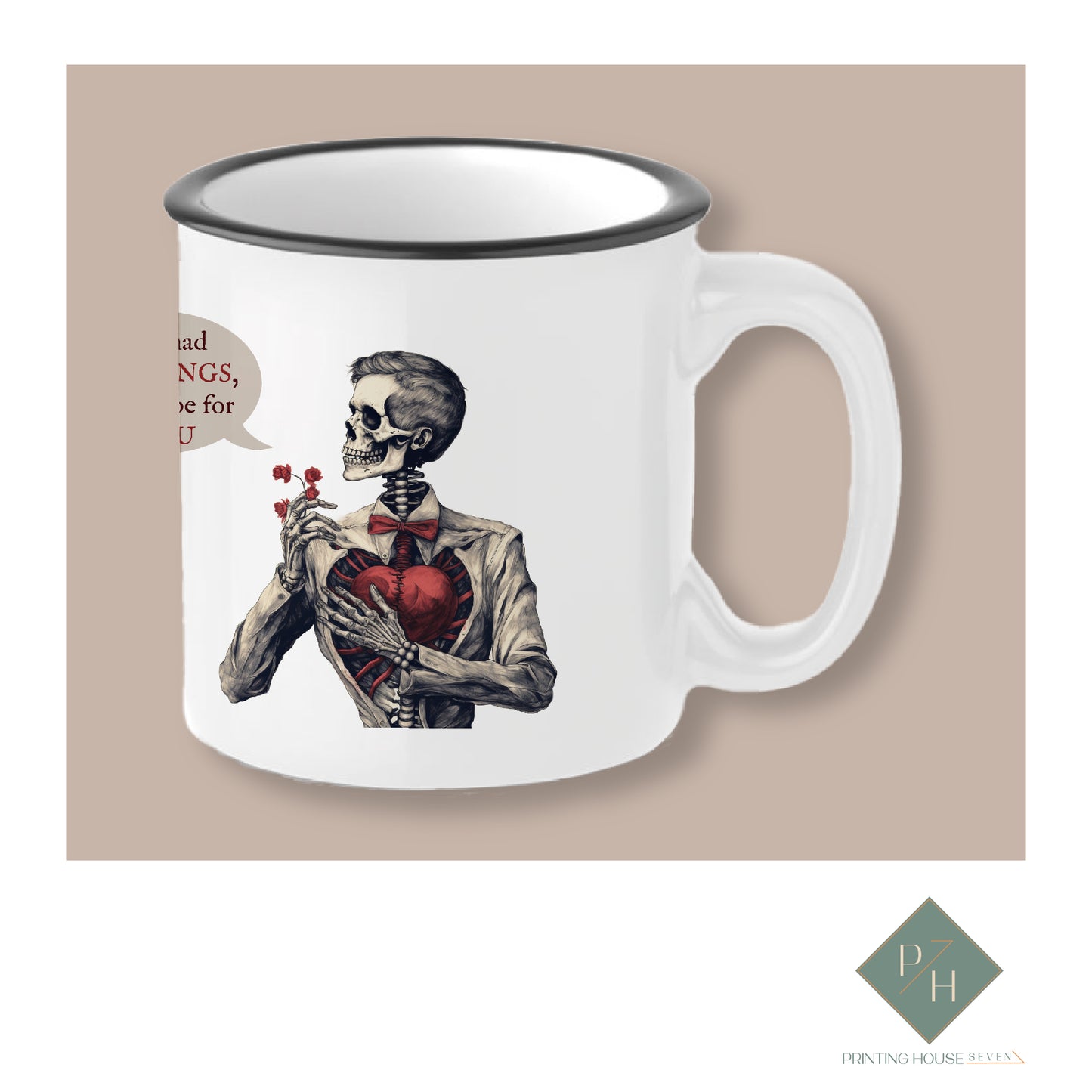 Skeleton Love Story - Ceramic Mug