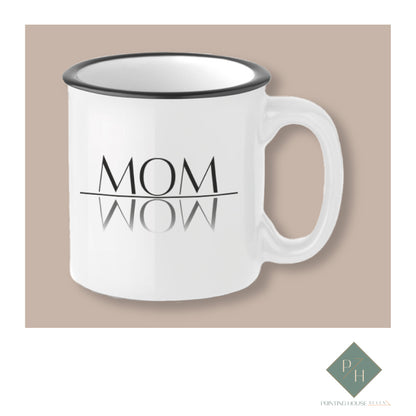 MOM = WOW - Ceramic Mug