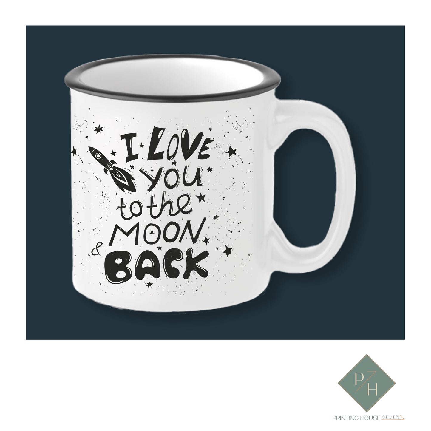 I Love You To The Moon &amp; Back - Ceramic Mug