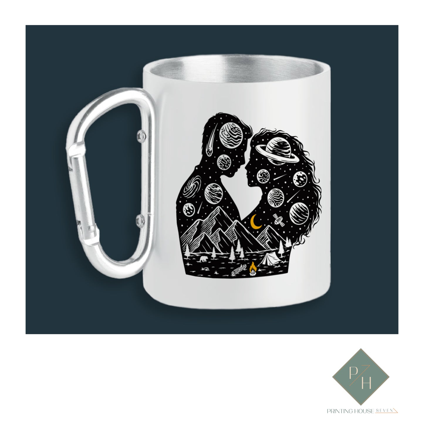 You Are My Universe - Mug With Carabiner