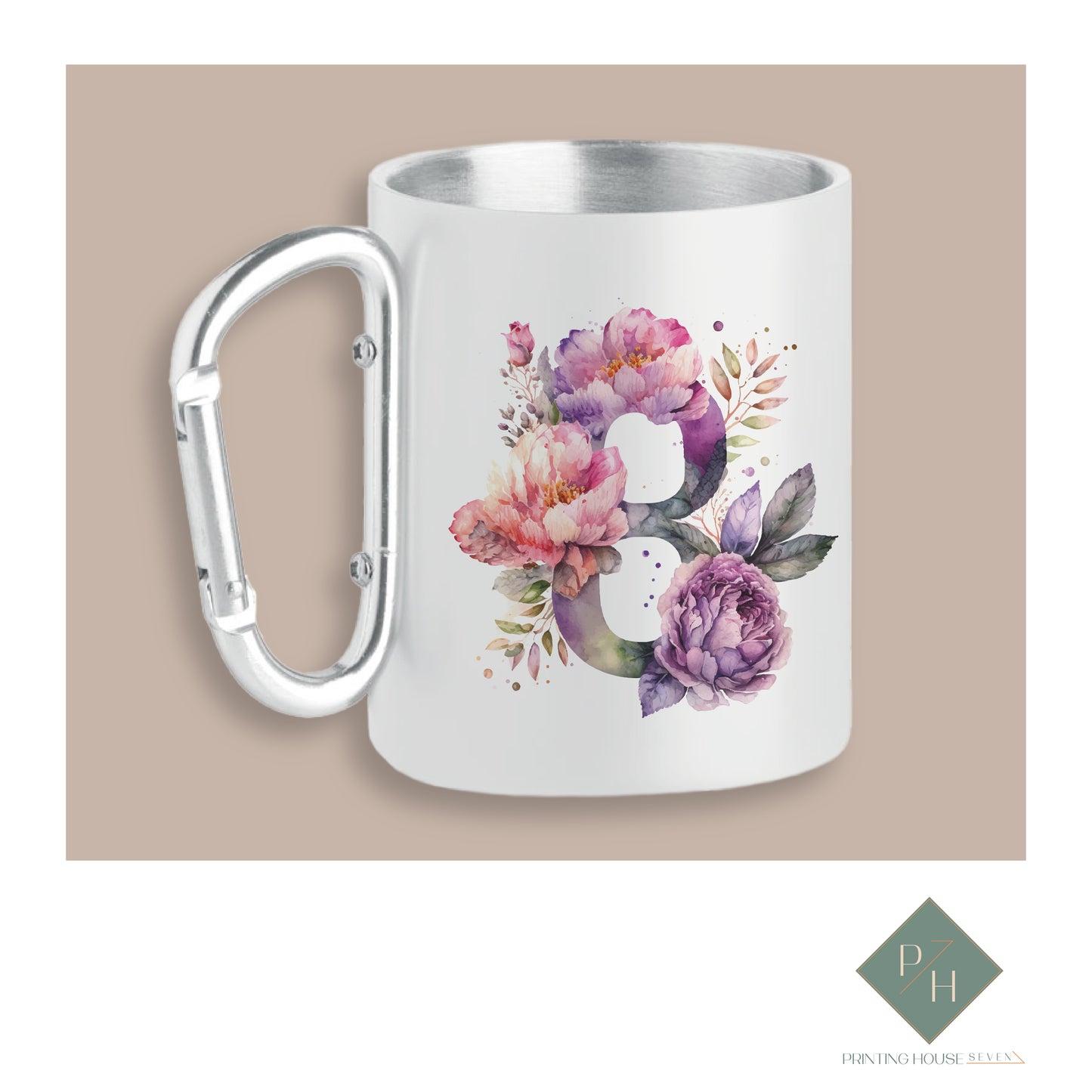 March 8th - Mug With Carabiner With Personal Wish