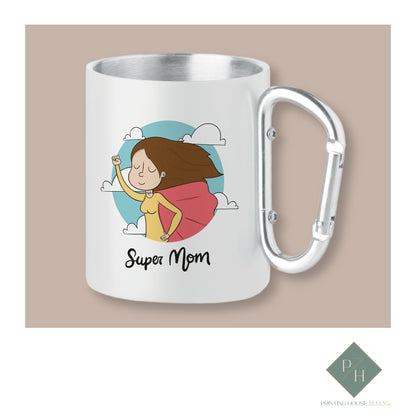 Super Mom - Can With Carabiner