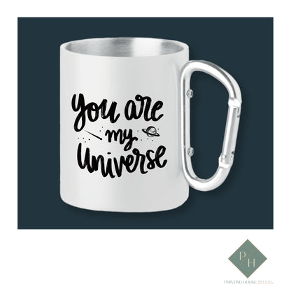 You Are My Universe - Mug With Carabiner