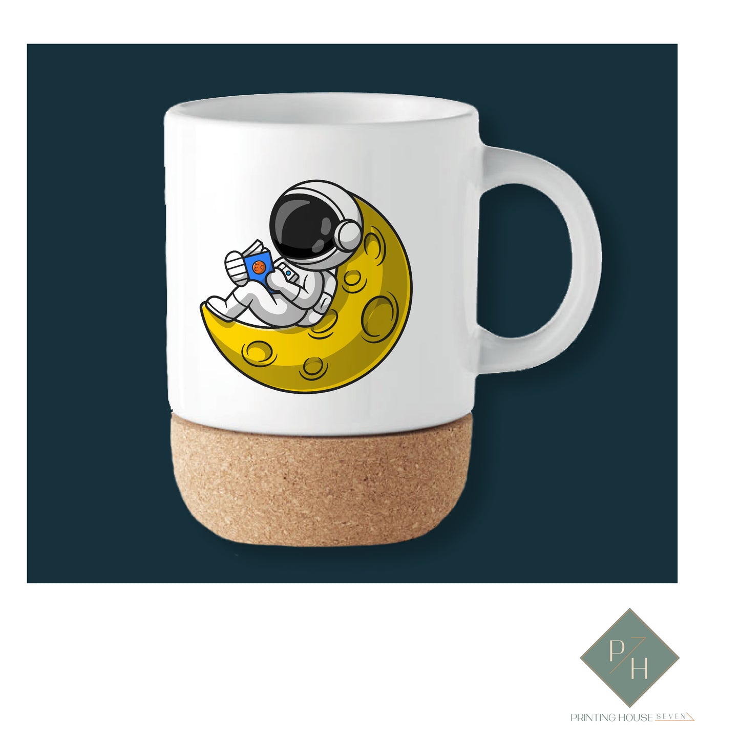 Astronaut Cork Bottom Mug