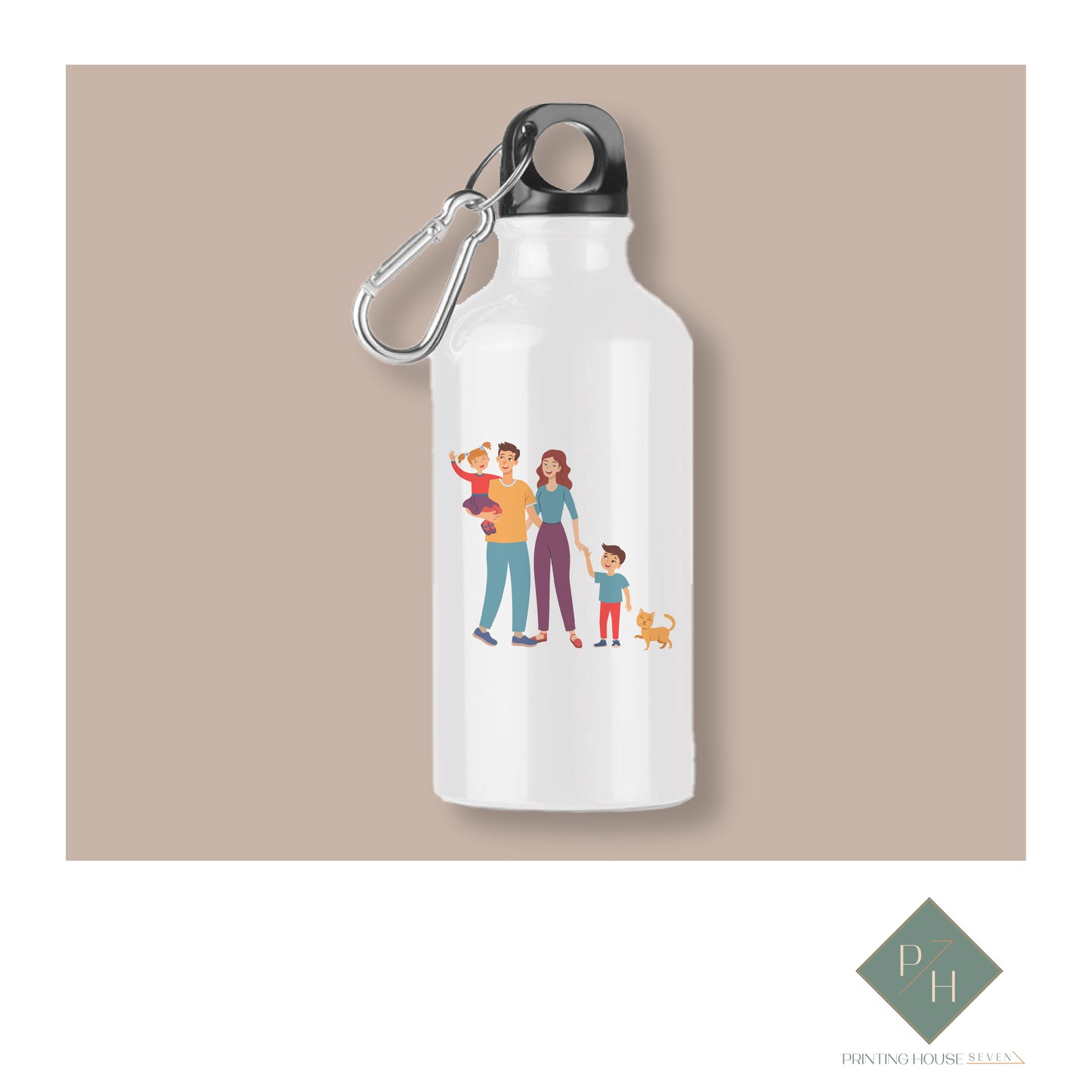 Family - Bottle With Carabiner