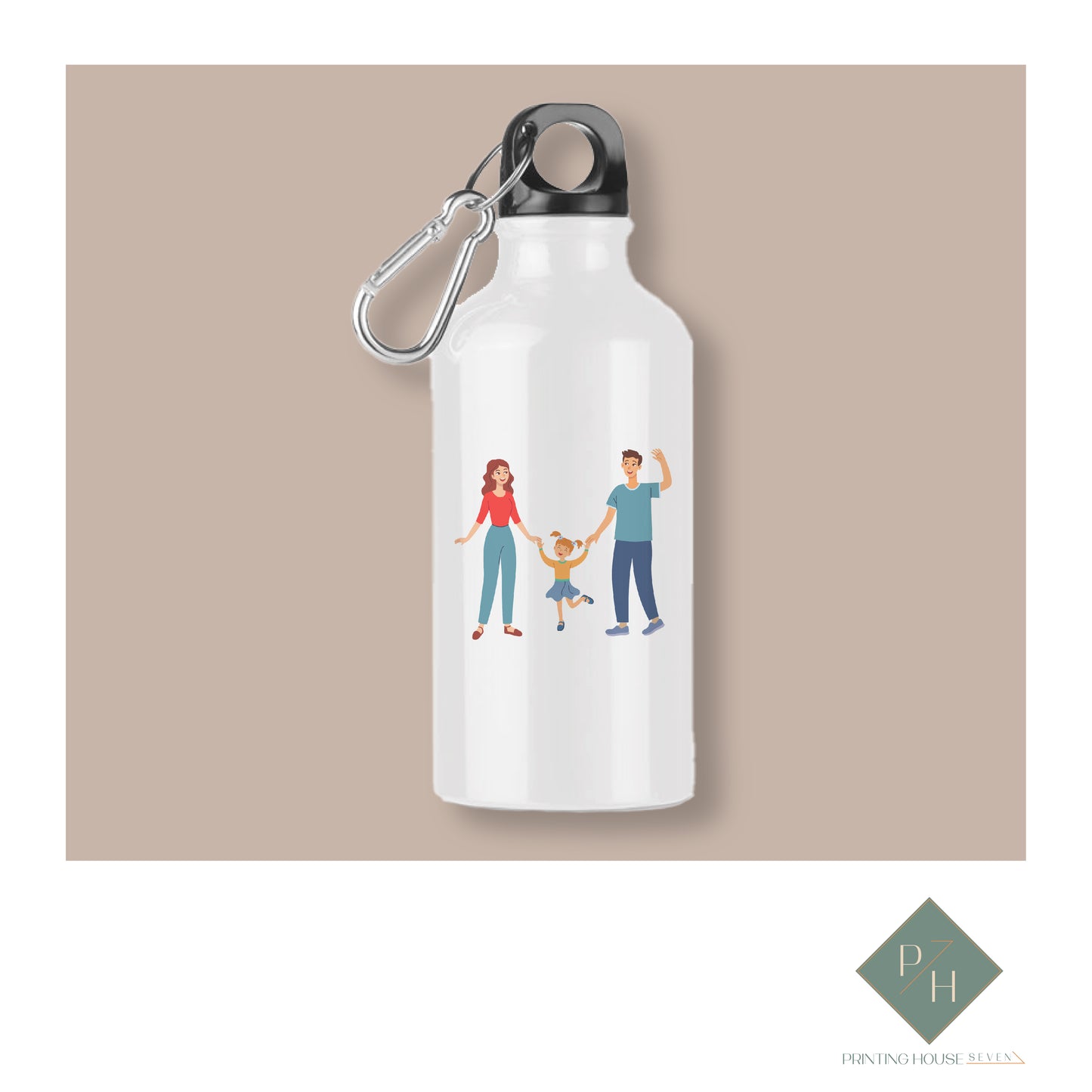 Family 2 - Bottle With Carabiner