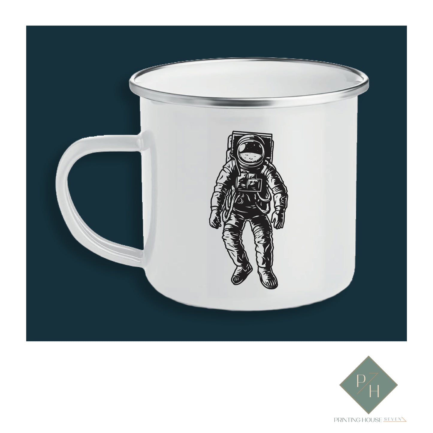 Astronaut - Enameled Mug