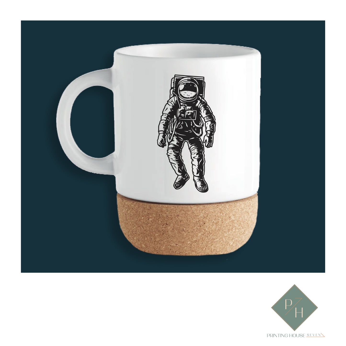 Astronaut - Cork Bottom Cup