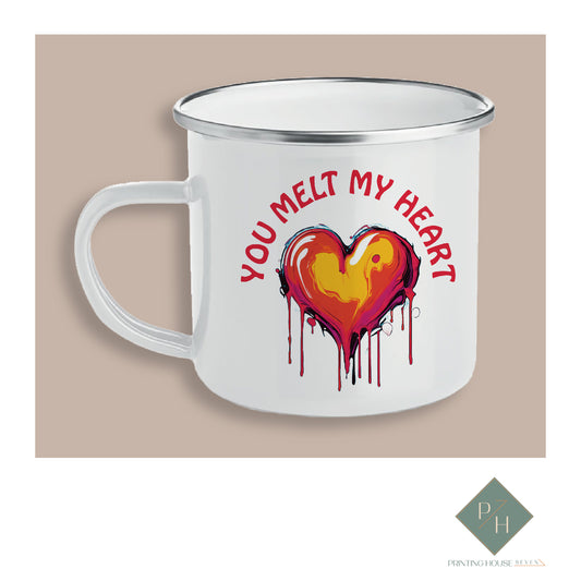 You Melt My Heart - Enamel Mug