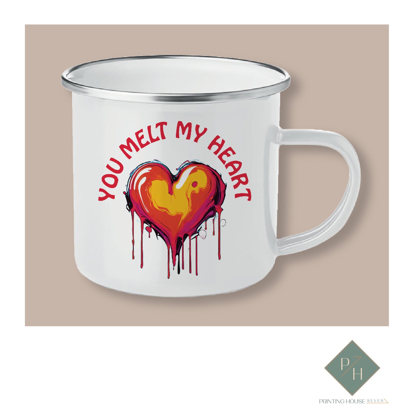 You Melt My Heart - Enamel Mug