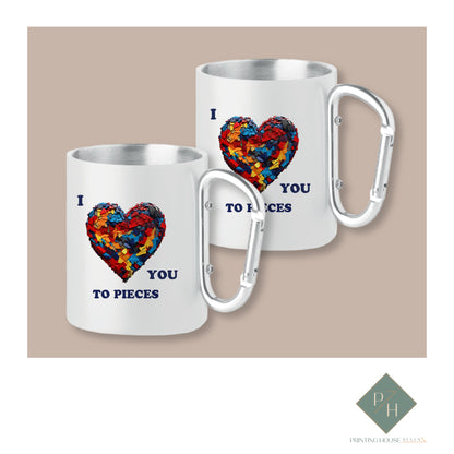 I Love Every Part Of You - Mugs With Carabiner For Two