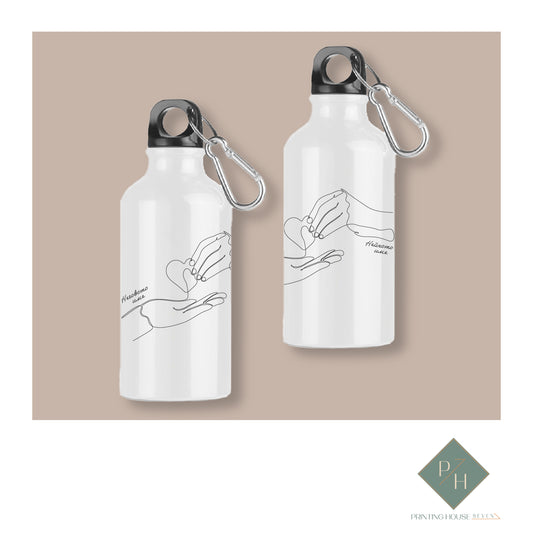 Bottles With Carabiner With Your Names For Two