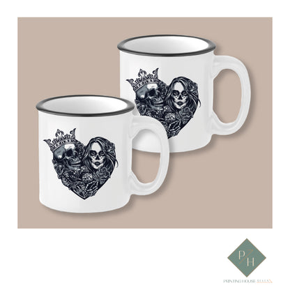 Skull Lovers - Ceramic Mugs for Two