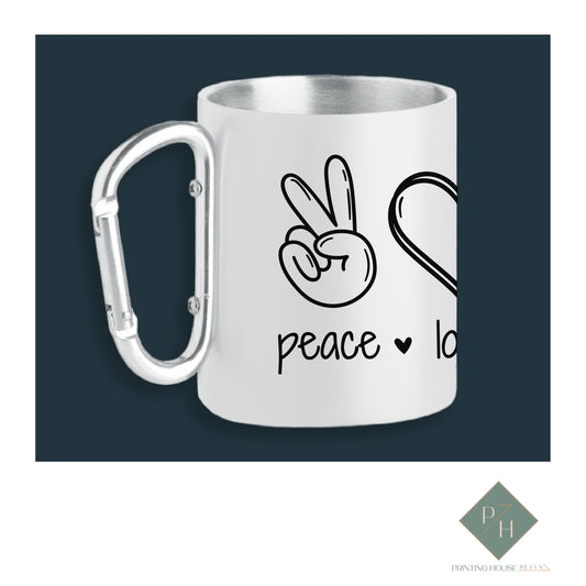 Peace, Lshtbov, Wine - Canister With Carabiner