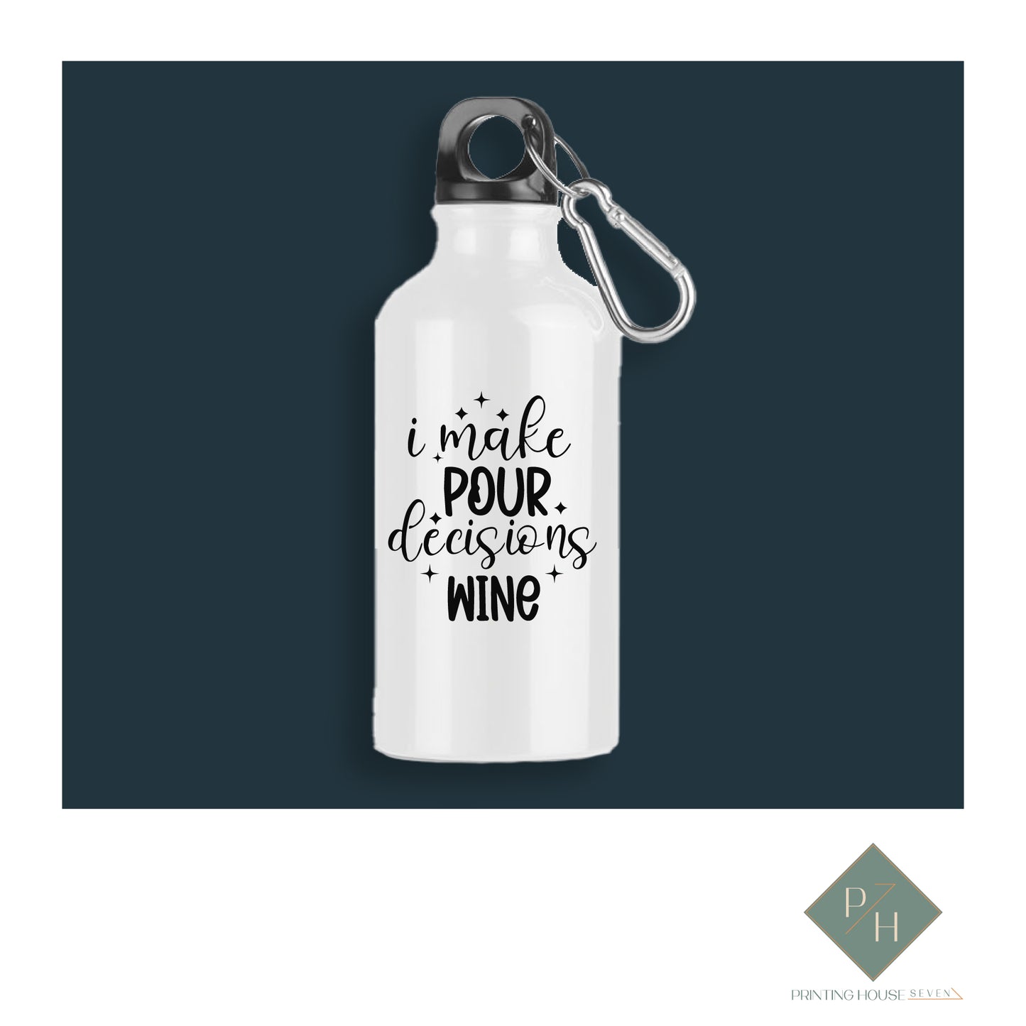 Pour Wine - Bottle With Carabiner