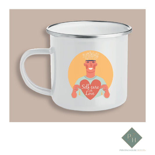 Self-Care - Enamel Mug