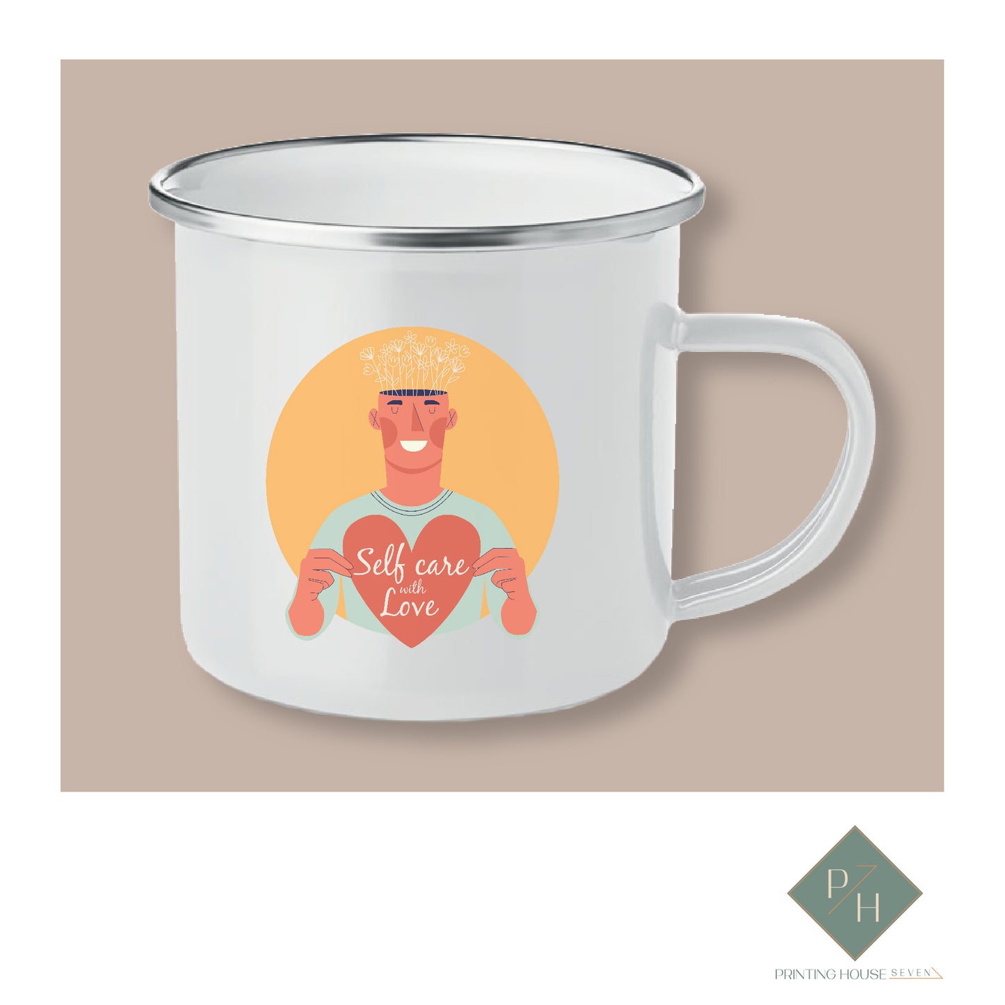 Self-Care - Enamel Mug