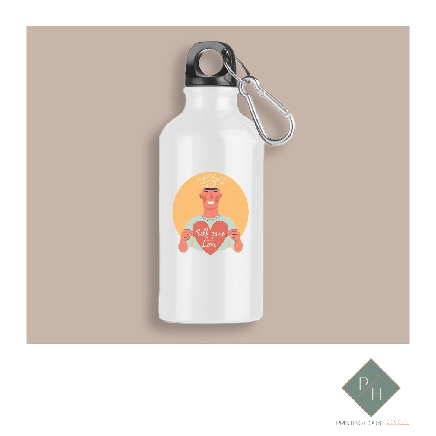 Self Care - Bottle With Carabiner