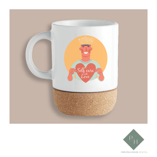 Self Care Is Love - Cork Bottom Mug