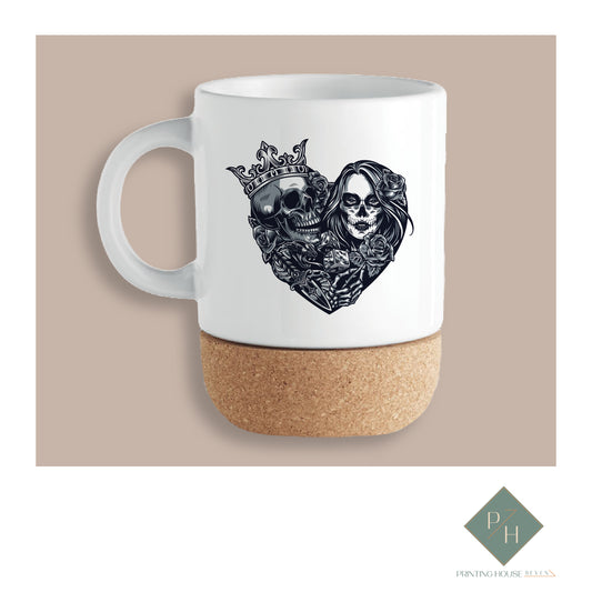 Skull Lovers - Cork Bottom Mug