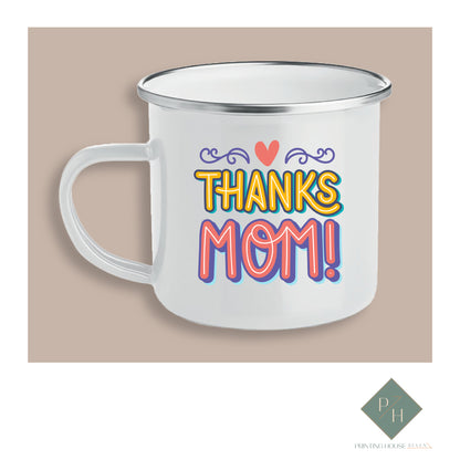 Thank you Mom - Enameled Mug