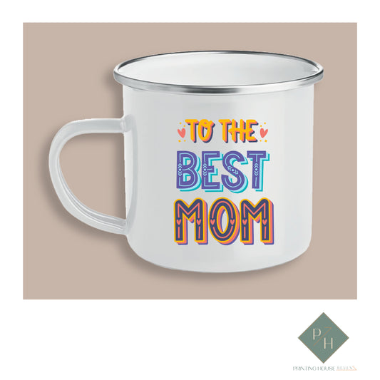 The Best Mother - Enameled Jug