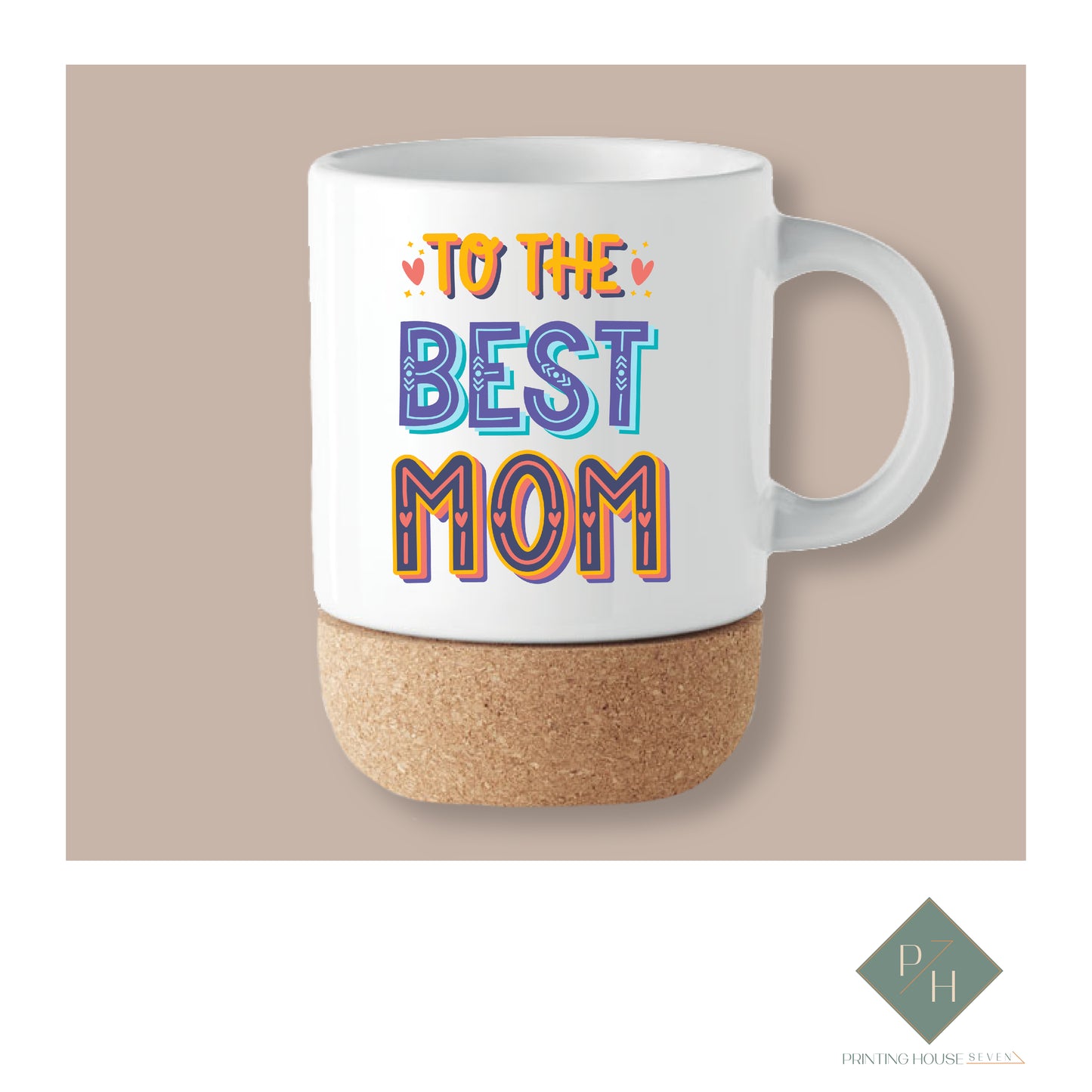 Best Mom - Cork Bottom Mug