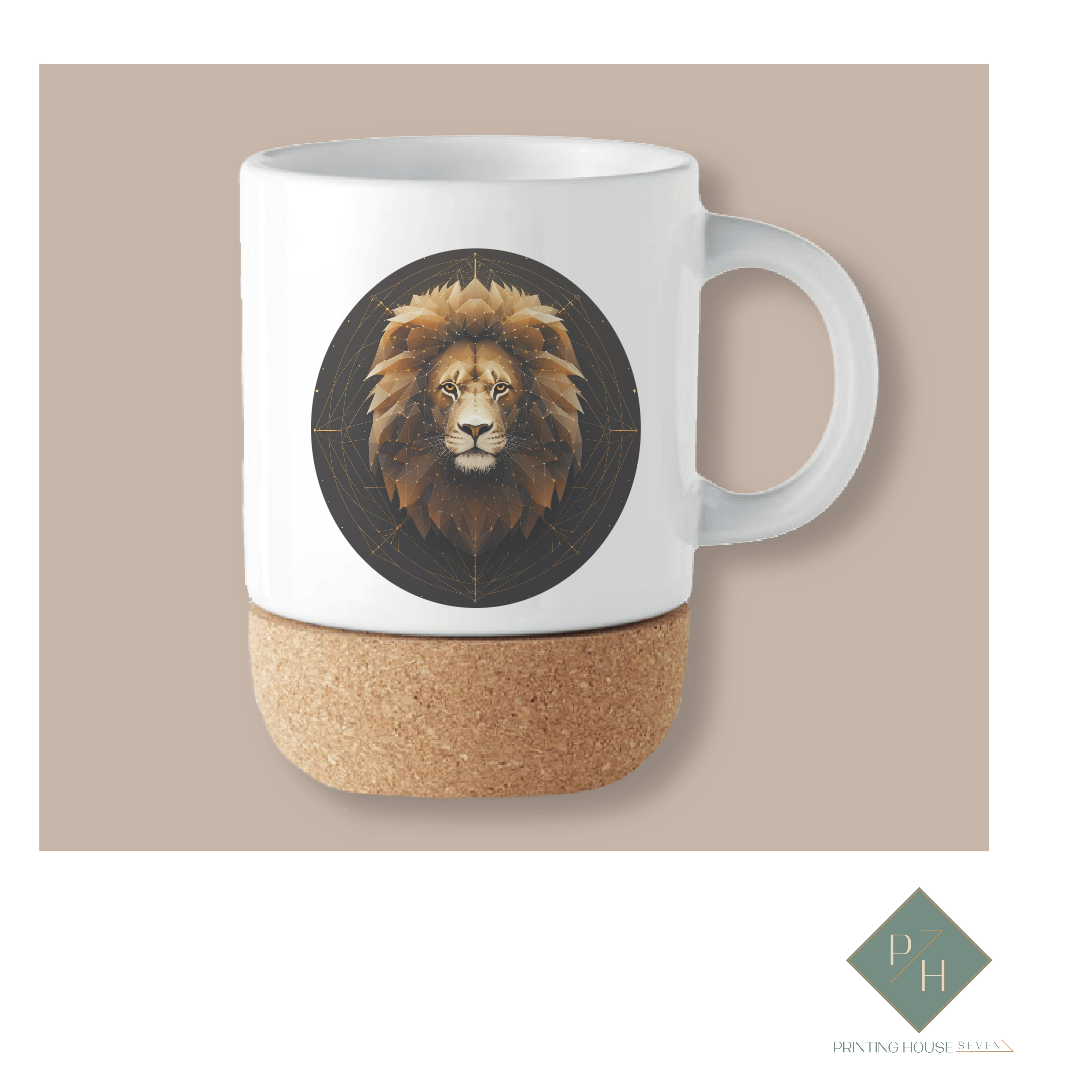 Leo - Cork Bottom Mug